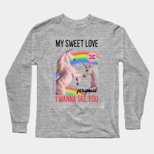 Unicorns and Rainbows Long Sleeve T-Shirt